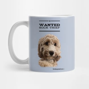 Cockapoo / Doodle Dog Sock Thief Mug